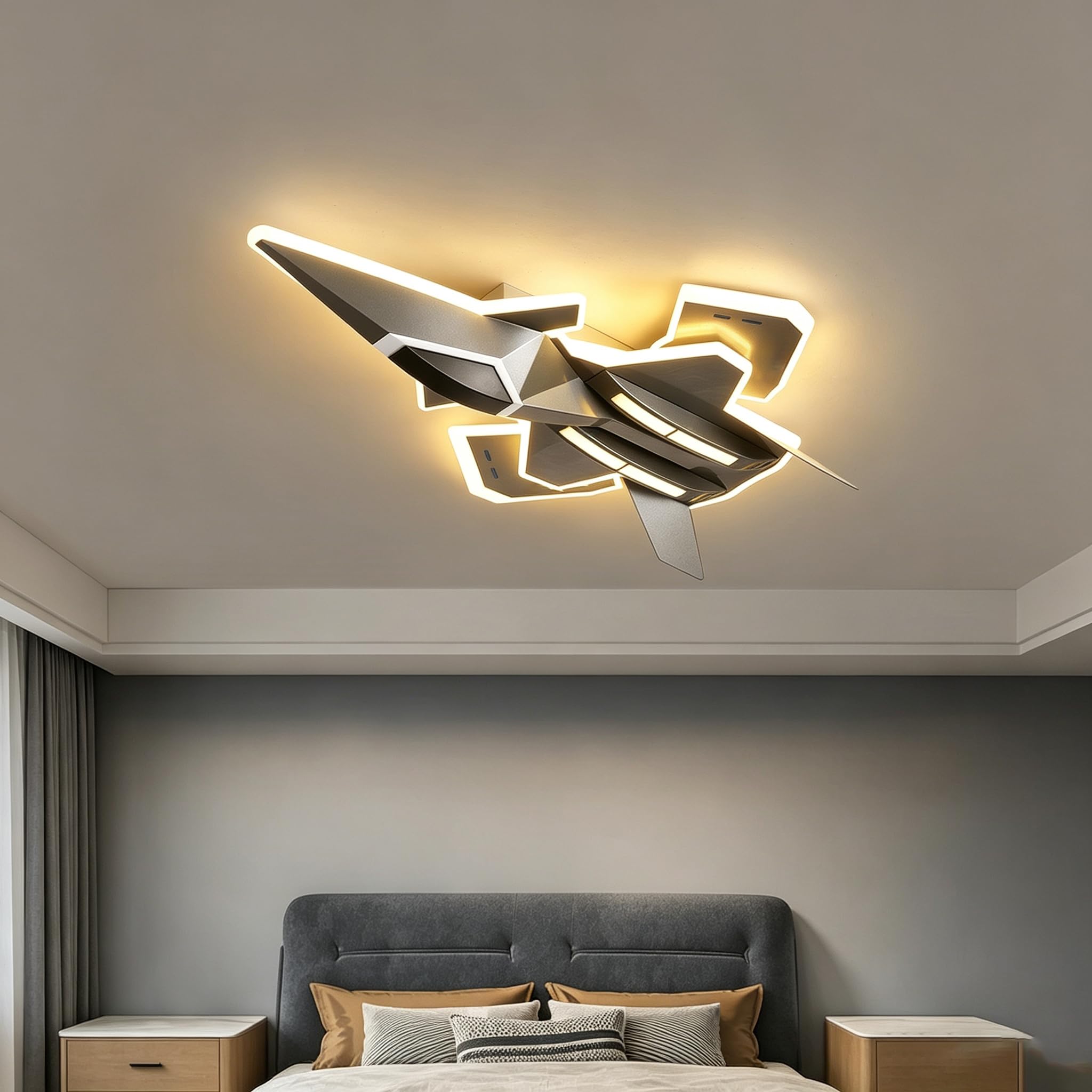 LáMpara De Techo De AvióN Transformadora, Luz Decorativa Led,