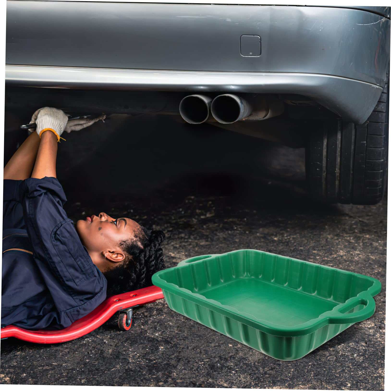 iplusmile Pan De Vidange Huile pour Voiture Outil De De Réservoir Plastique pour Entretien Automobile