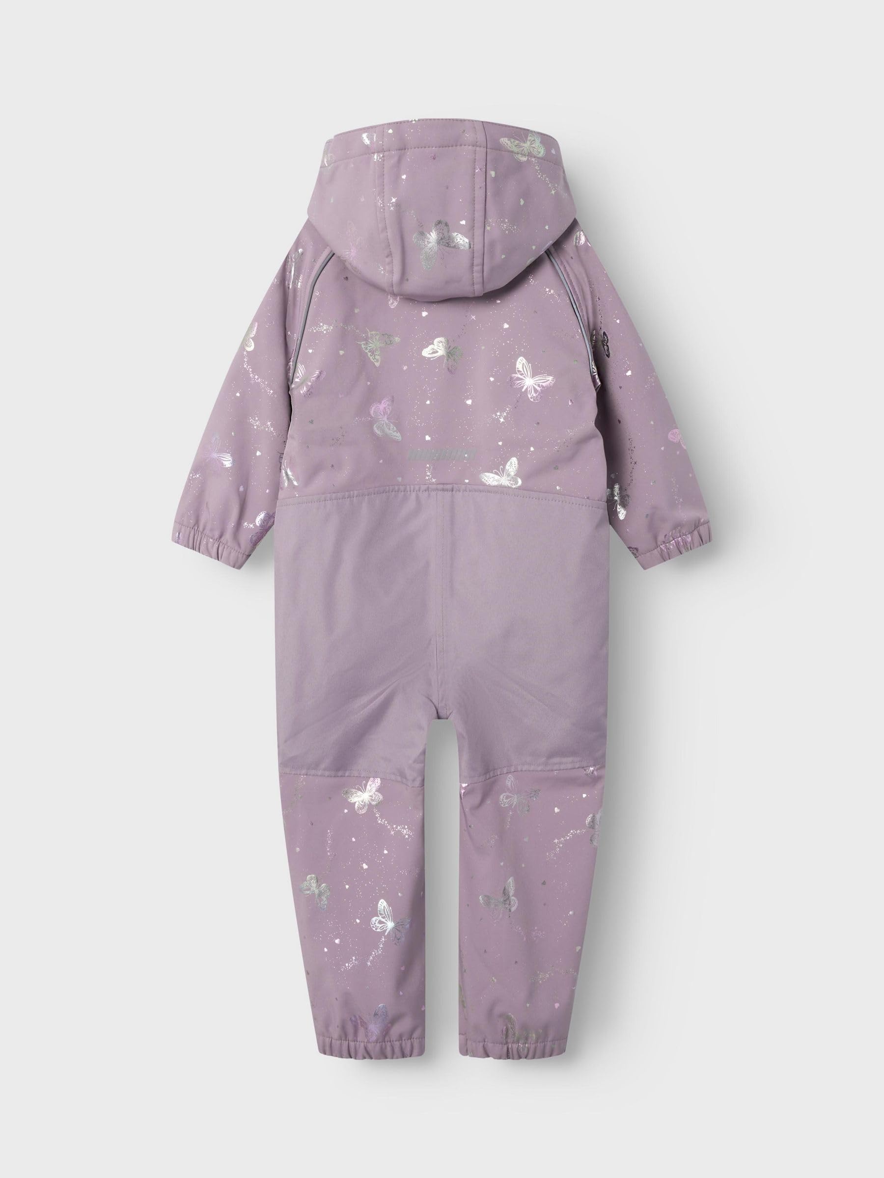 NAME IT Dziewczęca Nmfalfa08 Softshell Suit Foil 1Fo Noos, dziki bez, 92