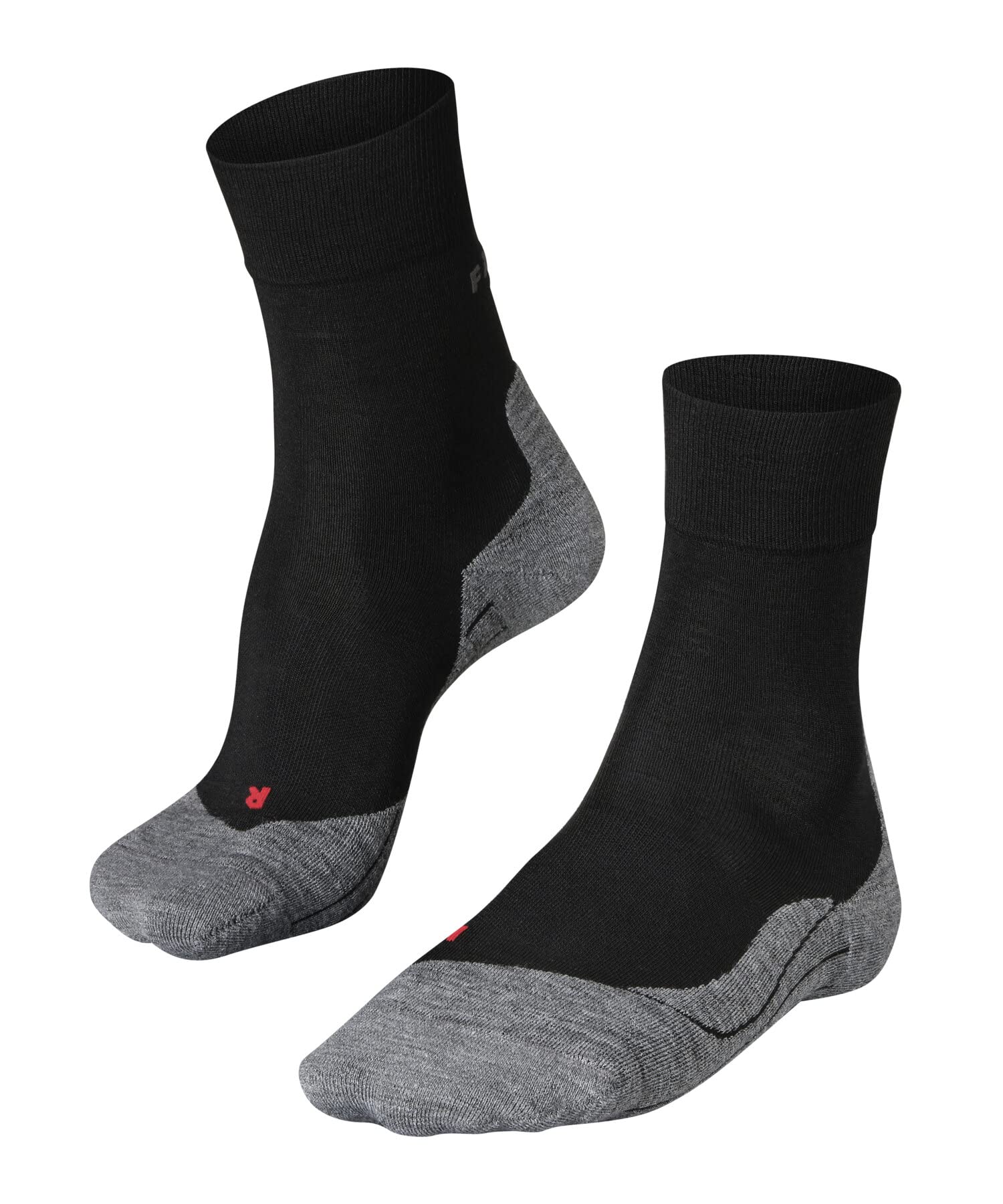 FALKE Mens Ru4 Endurance Wool M Breathable Anti-blister Running Socks, Black Black-Mix 3010, 8-9 EU