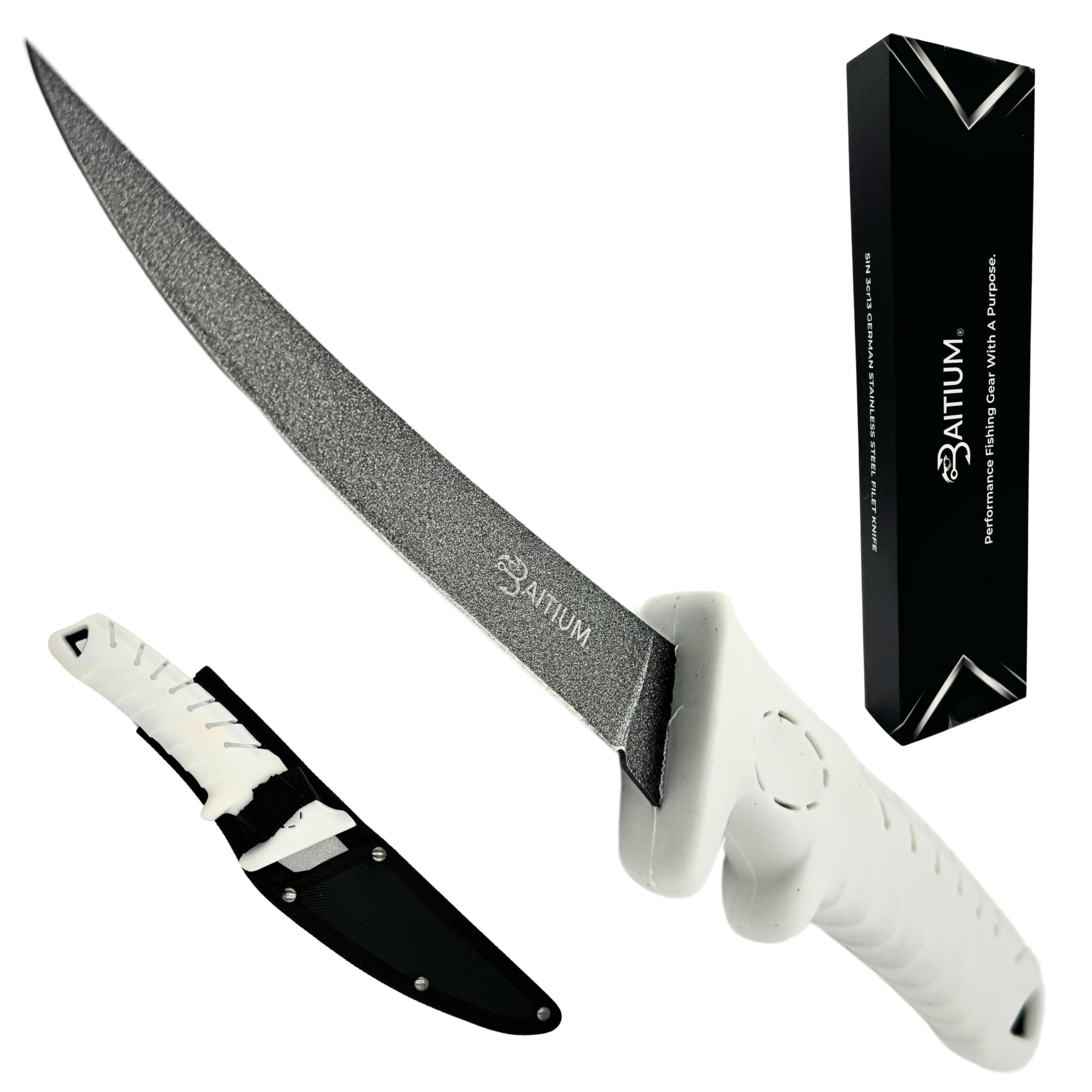 Baitium Fillet Knife for Fish, Razor Sharp 5"-9", Meat Knife, Fishing Knife, Boning Knife for Meat Cutting, Filet Knife, Fish Fillet Knives, Fishing
