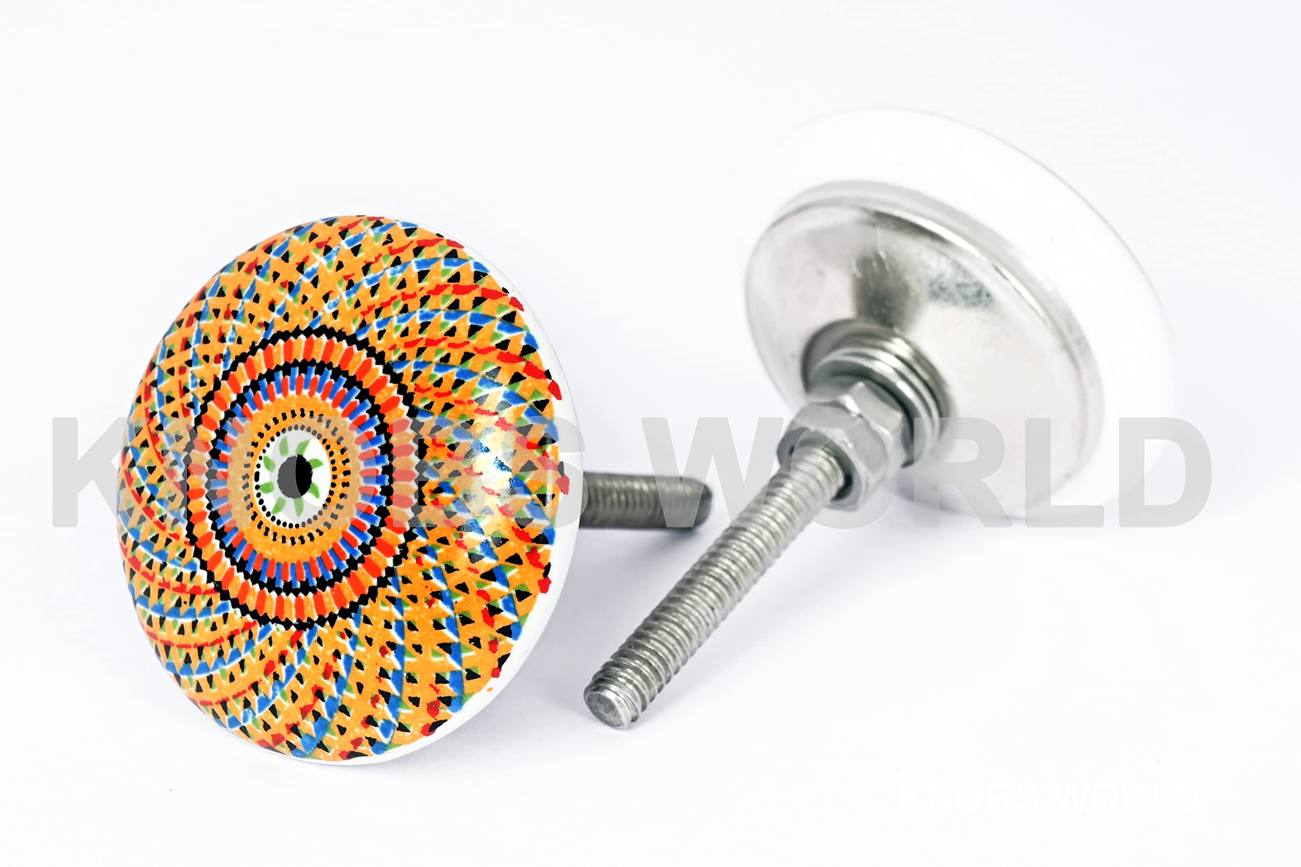 Uchwyty ceramiczne w stylu vintage z motywem kwiatowym, mieszane, do drzwi, szafki, szuflady, 10 szt., xfer