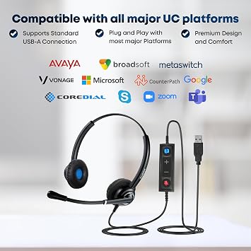 TruVoice Voicepro 20 Headset and Webcam Bundle