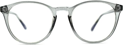 Miniatura 8 de SA106 Gafas de computadora de filtrado de luz azul con borde de cuerno de plástico fino de ojo de cerradura redondo