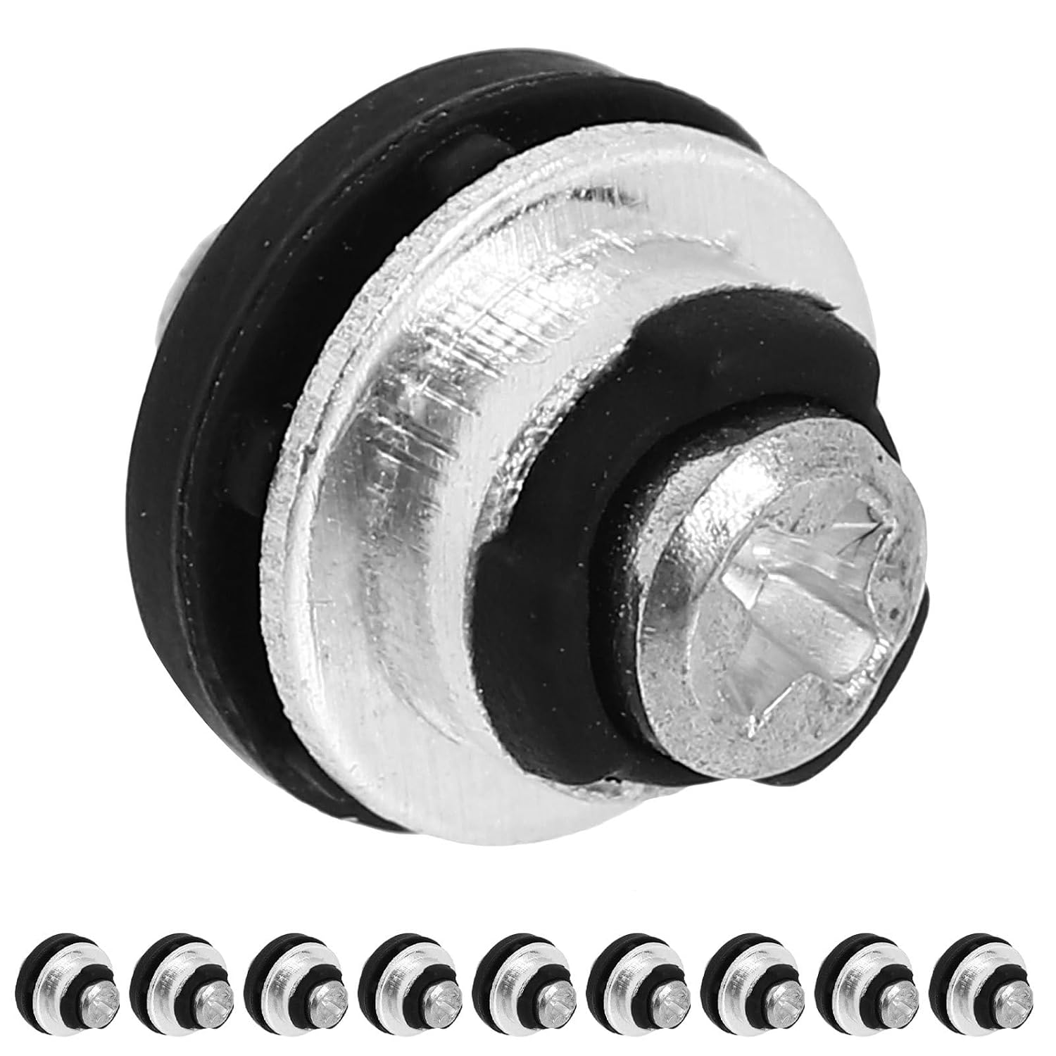 10pcs Black Small Machine Screws Hard Drive Mounting Screws M3 X 8.7mm for Mini PC Computer Repair and Replacement Accessories