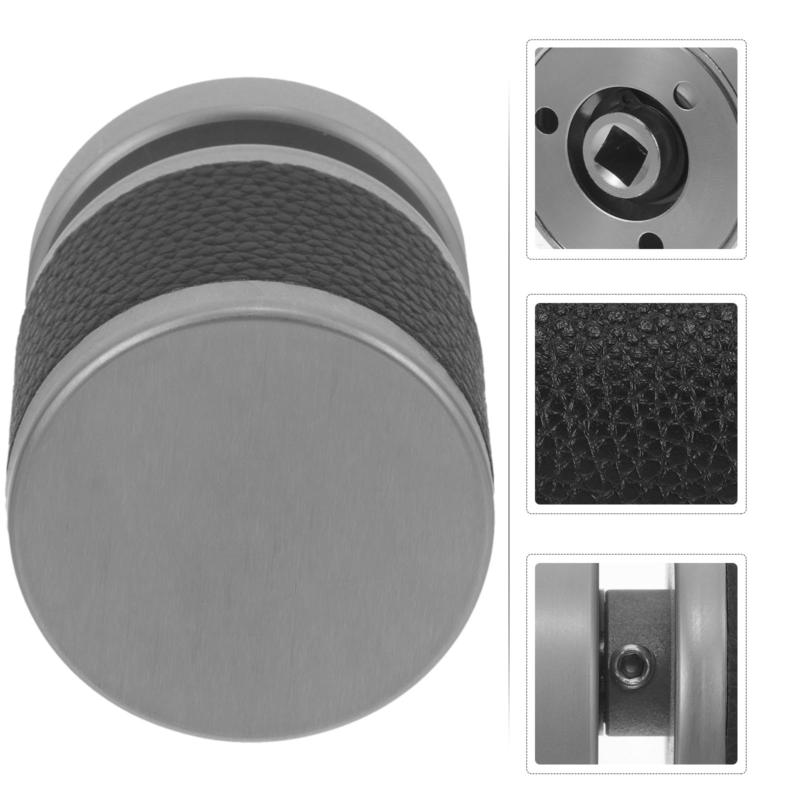 Manija de Bola y Cuero Cerrojo de Aleación de Aluminio Diseño Europeo Simple y Funcional Mejora la Seguridad y Protege para Puertas para Sala de Estar y Puertas de Baño