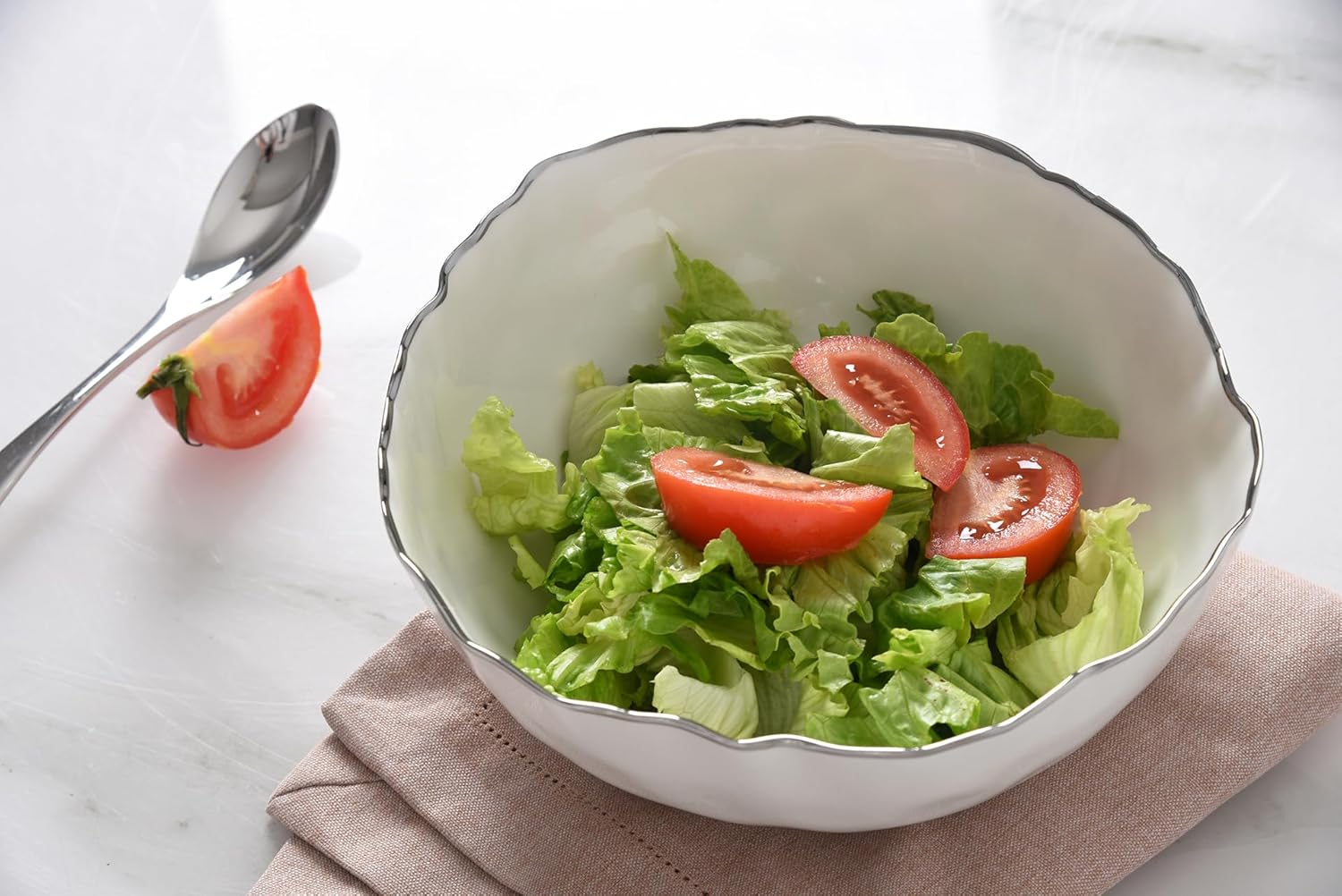 Portofino Plata, Medium Bowl, 9” D x 3.75"