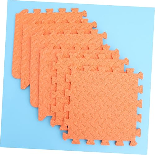 Miniatura 9 de Kisangel Alfombra acolchada para niños, 6 unidades, azulejos de espuma, rompecabezas de piso, tapete extragrande, azulejos de Eva, tapete de