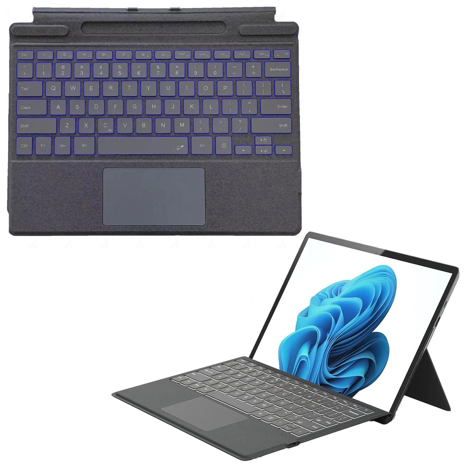 MoKo Étui Compatible avec Surface Pro 11 /Surface Pro 10 /Surface Pro 9