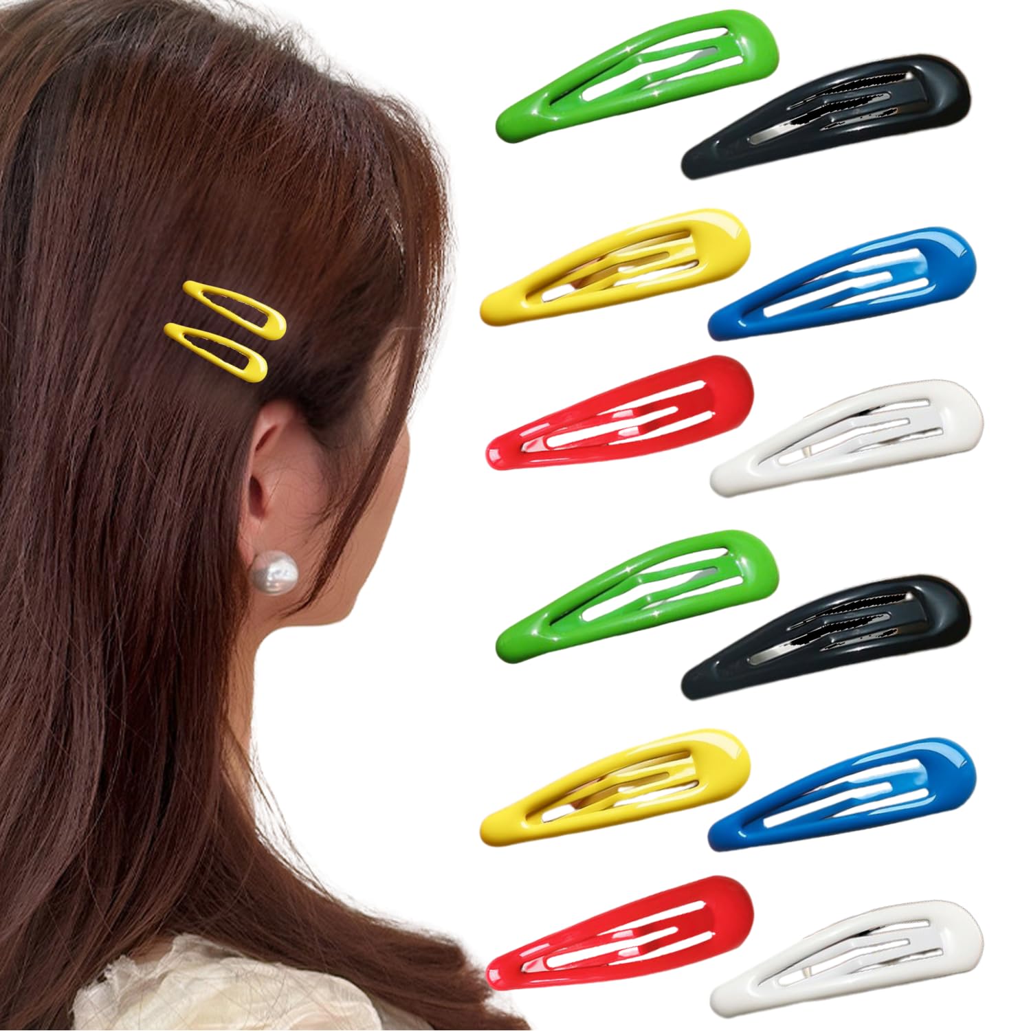 Amazon.co.jp: パッチンピン パッチン留め ヘアピン 推しカラー12個(6