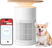 Vista 12 de SwitchBot Purificador de aire para el hogar de hasta 3620 pies cuadrados, purificador de aire HEPA con modo mascota, filtro lavable, aromaterapia