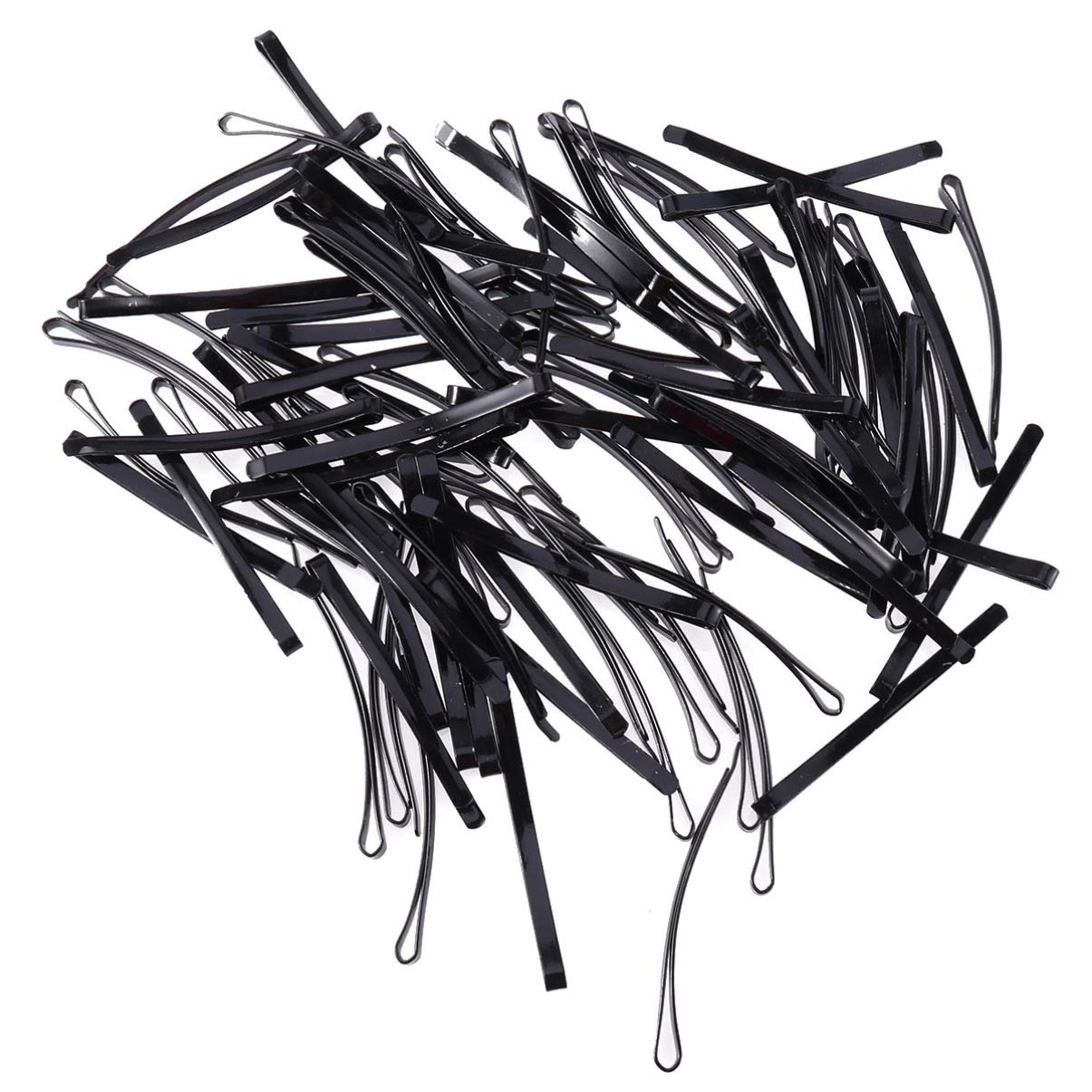 FRCOLOR 100 horquillas de metal Bobby Bobby para el pelo, horquillas simples de metal