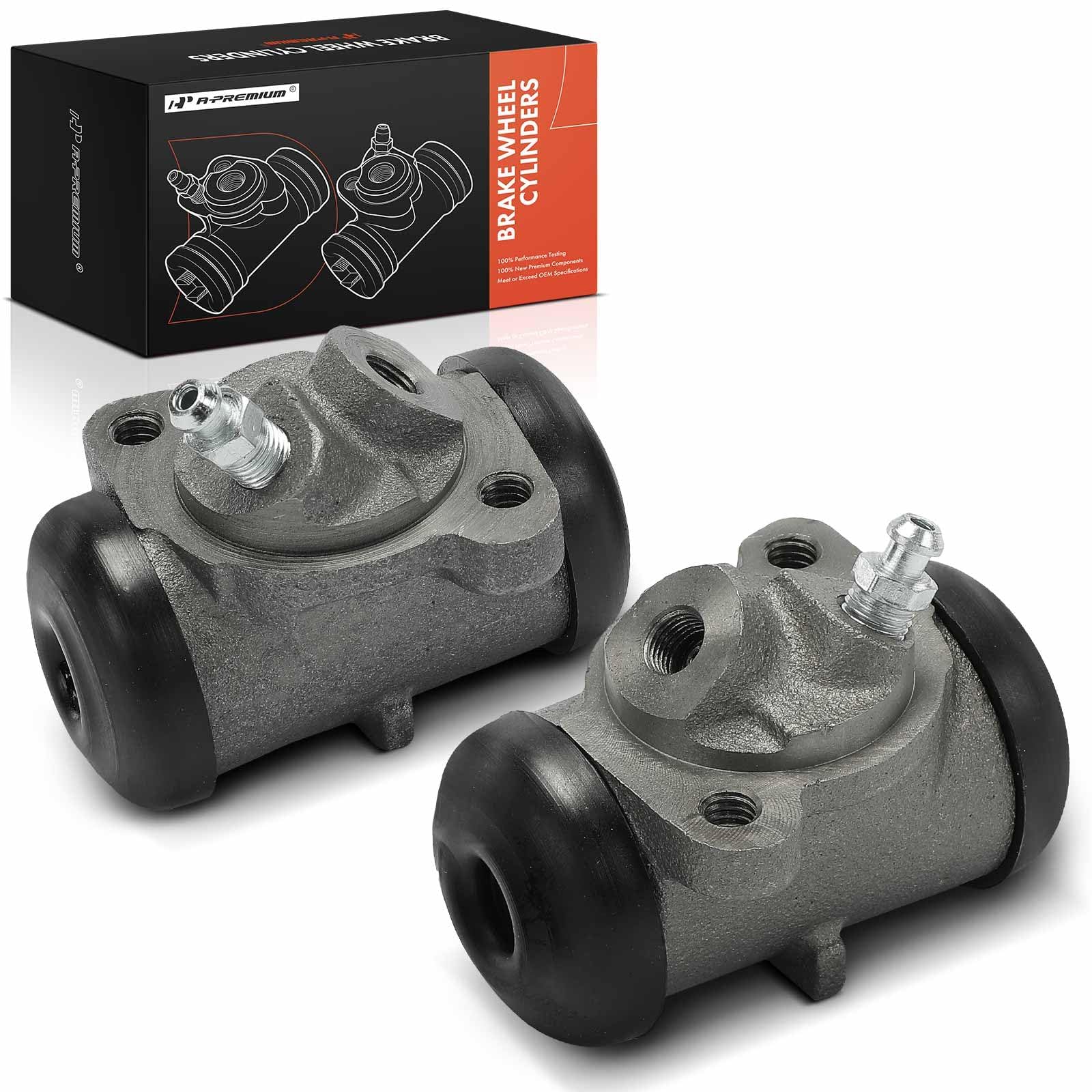 A-Premium Front Drum Brake Wheel Cylinder Compatible with Select Buick Models - Electra LeSabre Riviera Wildcat 1969-1970, Estate Wagon 1970, 2-PC Set