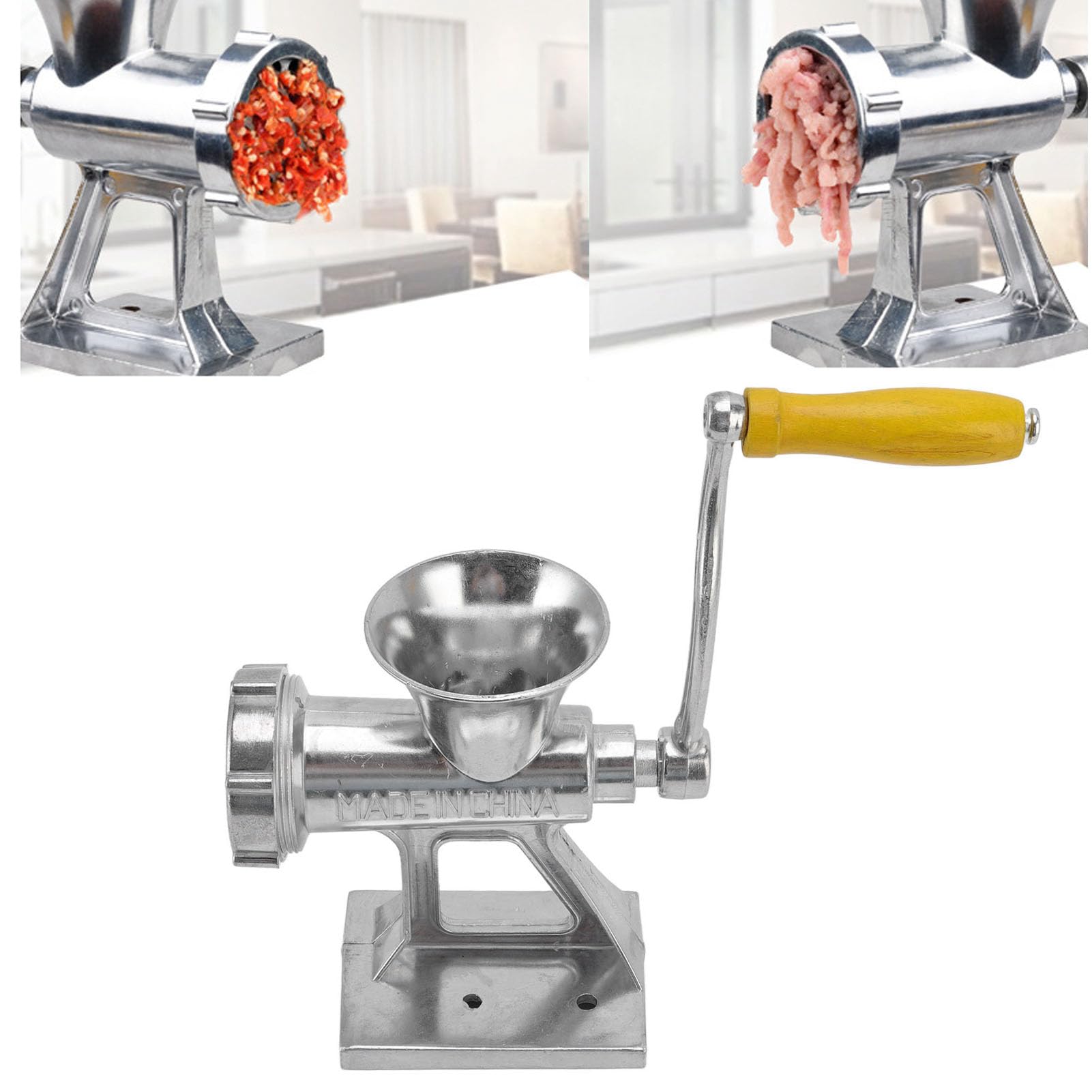 Ręczne Kiełbaski Kiełbasne, ręczne młynek do mięsa roboty kuchennej Mincer na domowe kiełbaski i mielone mięso