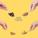 Farm Girl - Noix de miel Os Artistian Keto Céréales - Faible teneur en glucides, non OGM, sans gluten, faible teneur en sucre, zéro conservation - Protéines végétales - Parfait pour les régimes Keto, Vegan et Paleo - Fabriqué au Canada (280g)