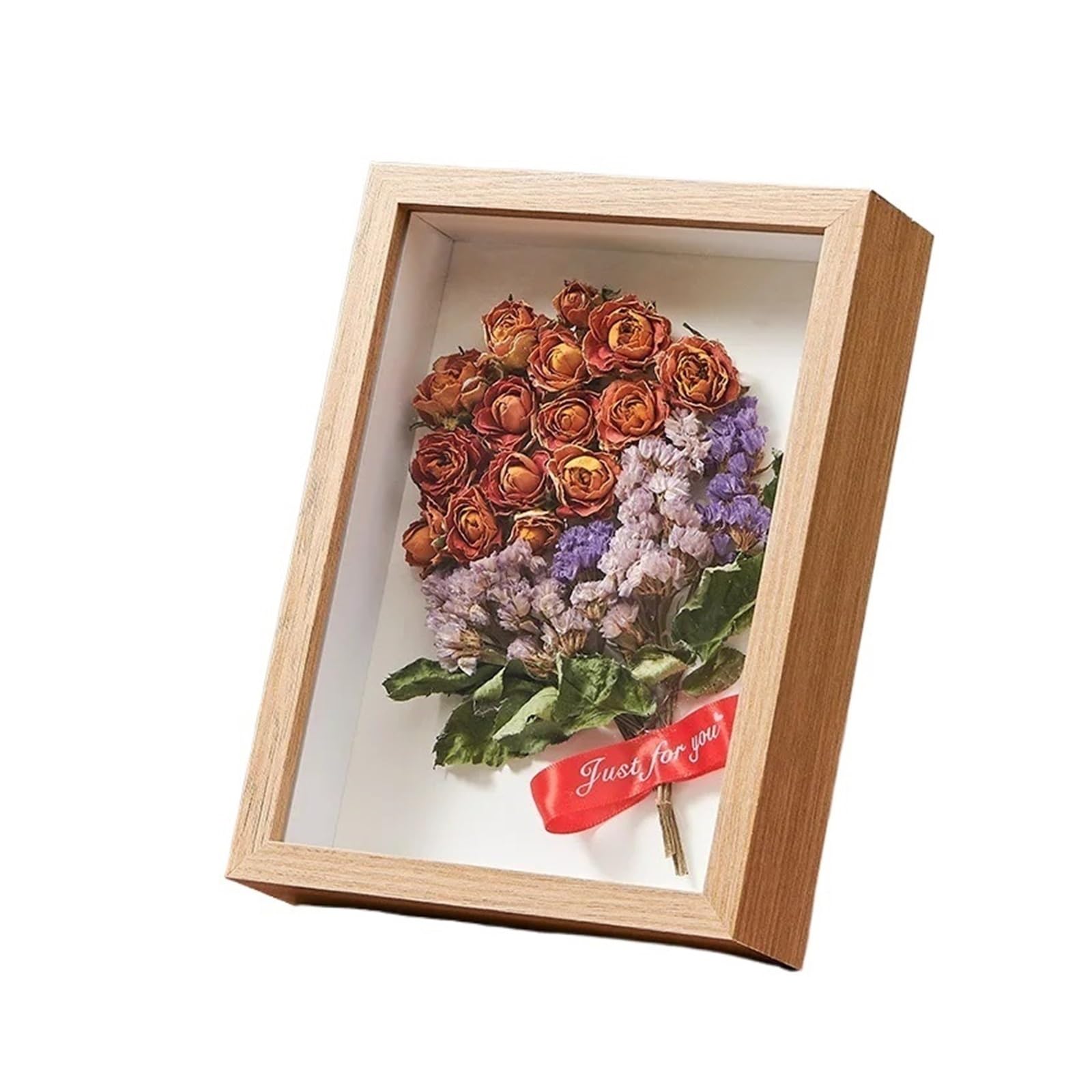 Ramka na zdjęcia, Drewniana ramka na zdjęcia Shadow Box, uchwyt próbki, głębokość 5 cm, wielokolorowa, wiele rozmiarów, opakowanie 2 szt(Original,7inch(12.7x17.8x5cm))