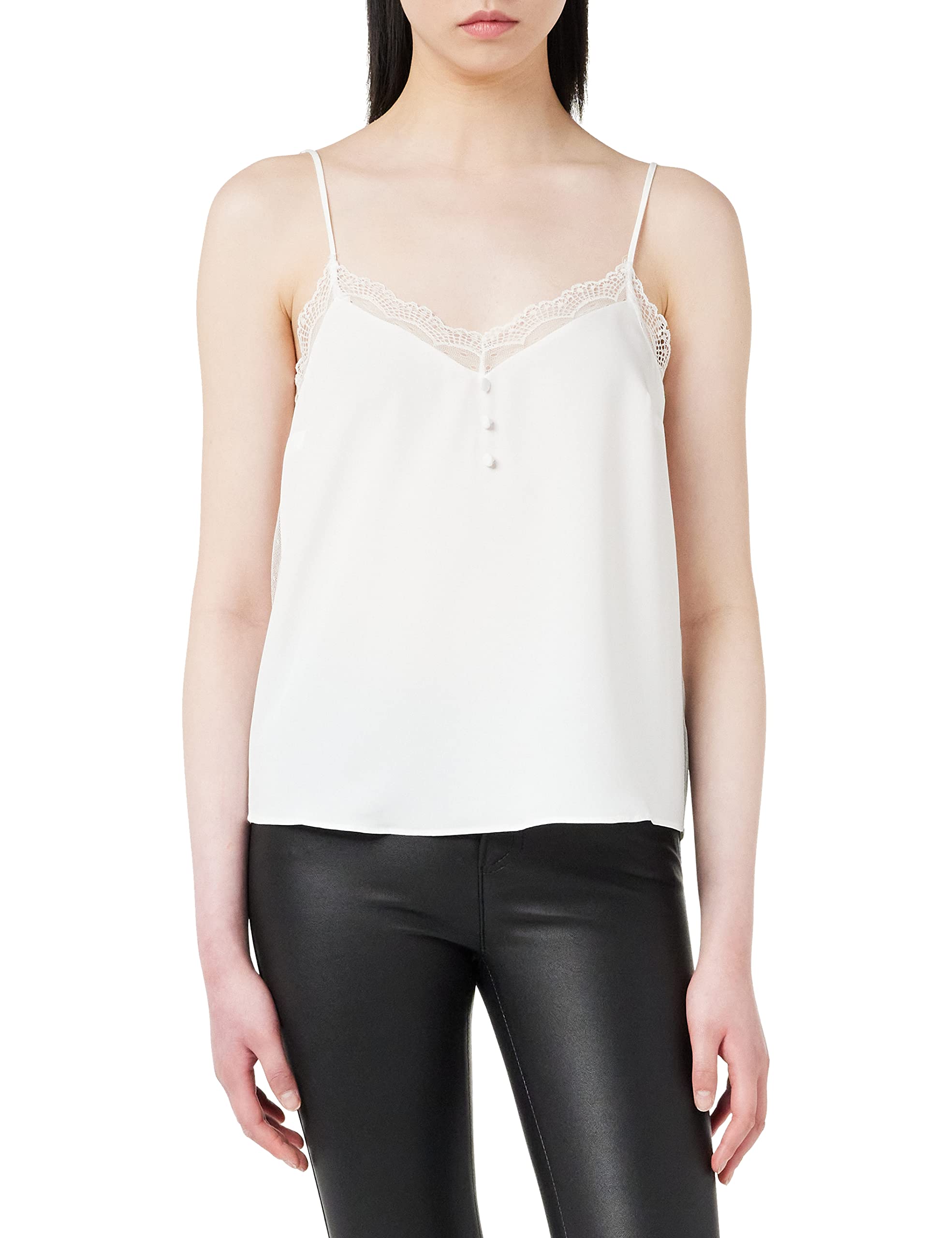 Naf Naf H-Top Camiseta sin Mangas para Mujer