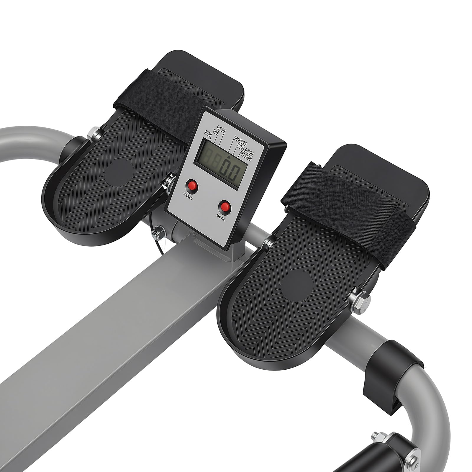 Vogatore per casa a 360°, pieghevole, monitor LCD fino a 120 kg, con sedile morbido per allenamento cardio e forza