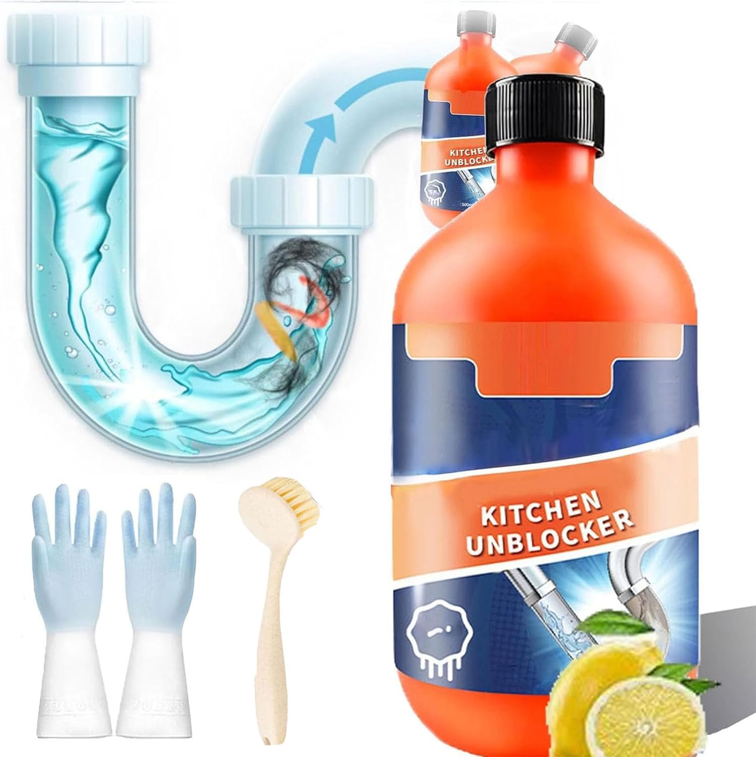 Bateful, Bateful Pipeline Dredging Agent, Kitchen Unblocker, Kitchen Sink Unblocker