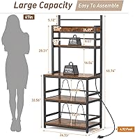 Vista 2 de Soporte grande para tocadiscos con estante de almacenamiento de vinilo, mesa para tocadiscos de 5 niveles con capacidad para más de 500 álbumes