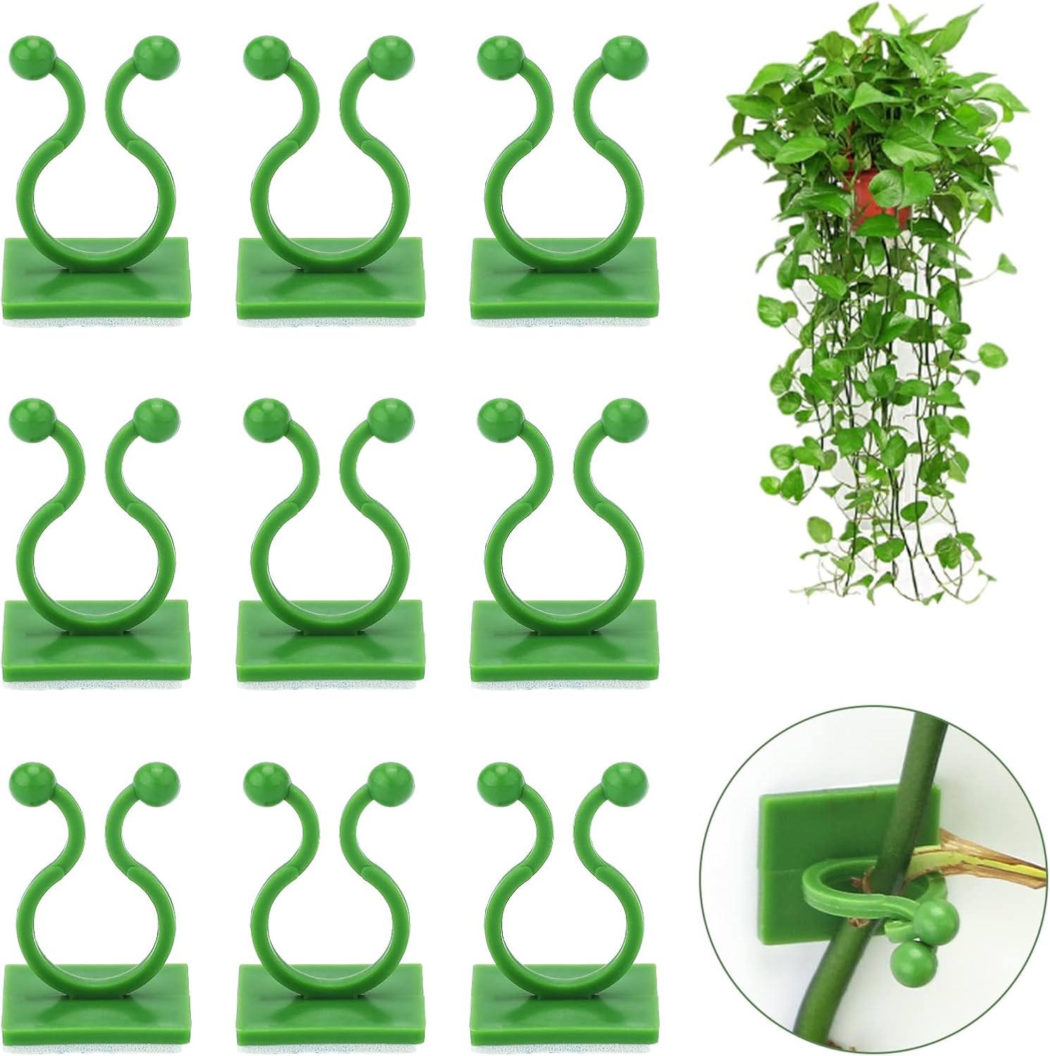 KINGLAKE GARDEN Plant Climbing Wall Fixture Clips,100 Pcs
