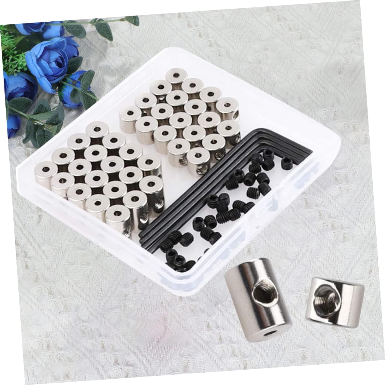 1set Locking Pin Backs Screw Wrench Cap for Pin Locks Jewelry Making Backs Keepers