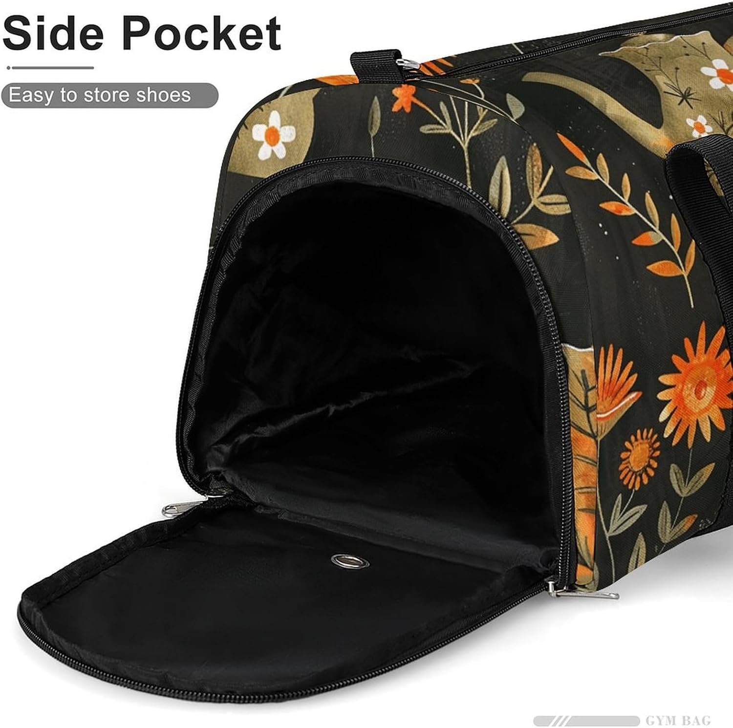 Plants And Teapot Barrel Gym Bags for Men And Women, Duffle Bag for Travel Sports Bag Camping Weekend Carry on Overnight Duffel Bag with Shoulder Strap