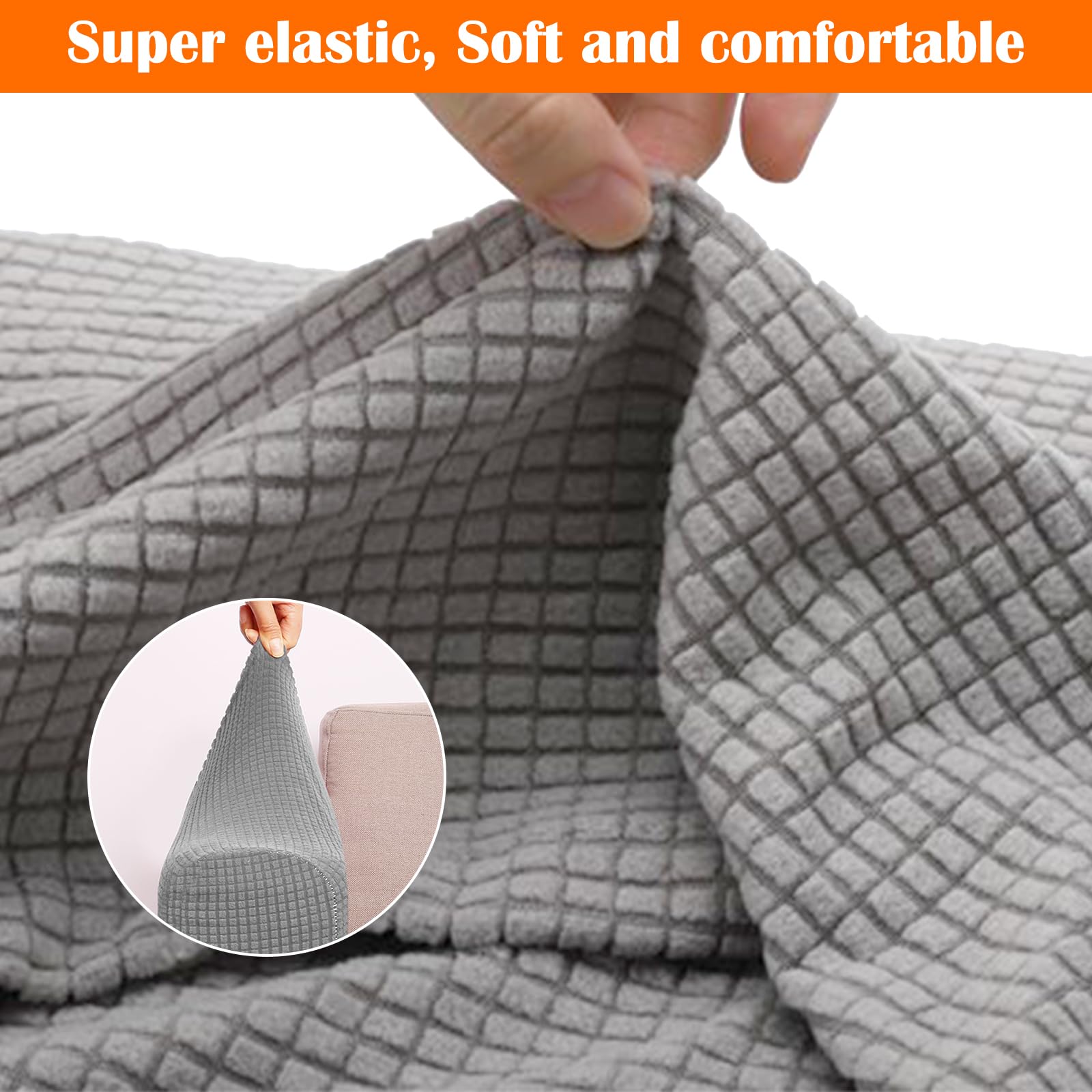 2 Or 4 PC Removable Arm Chair Protector Covers | Stretch Sofa Armrest Covers For Furniture
