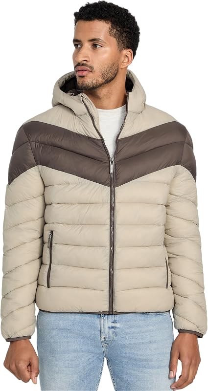 New Jacob Color Block Hooded Jacket para hombre