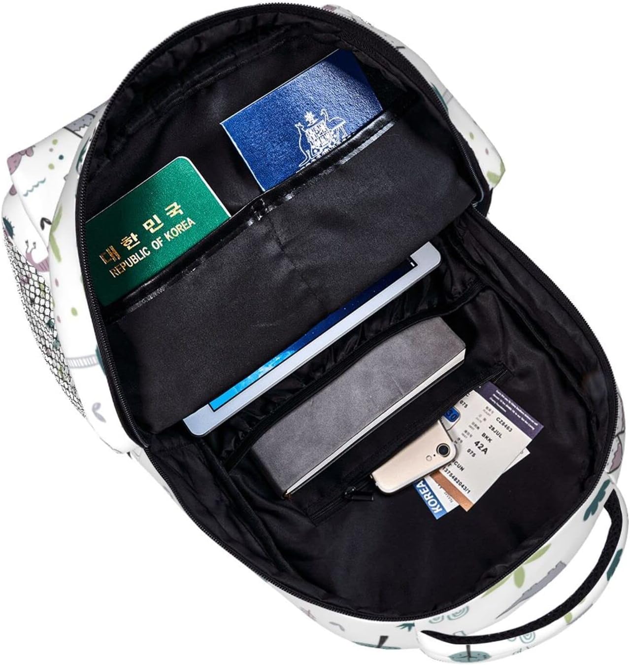 ASYG Dino Backpack Dinosaur Laptop Backpack Cute Tablet Travel Picnic Cute Bag Laptop Bag Dinosaur Backpack Bag