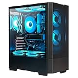 Gaming Desktop PC - AMD R5 5600X GeForce RTX 5060 8GB, 32GB DDR4 RAM,1TB NVMe SSD,ARGB Cooling, Prebuilt Gaming Computer