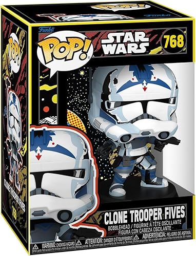 Funko Pop Star Wars Clone Wars - Fives - (Retro) - Figura de vinilo coleccionable - Idea de regalo - Producto oficial - Juguetes para niños y