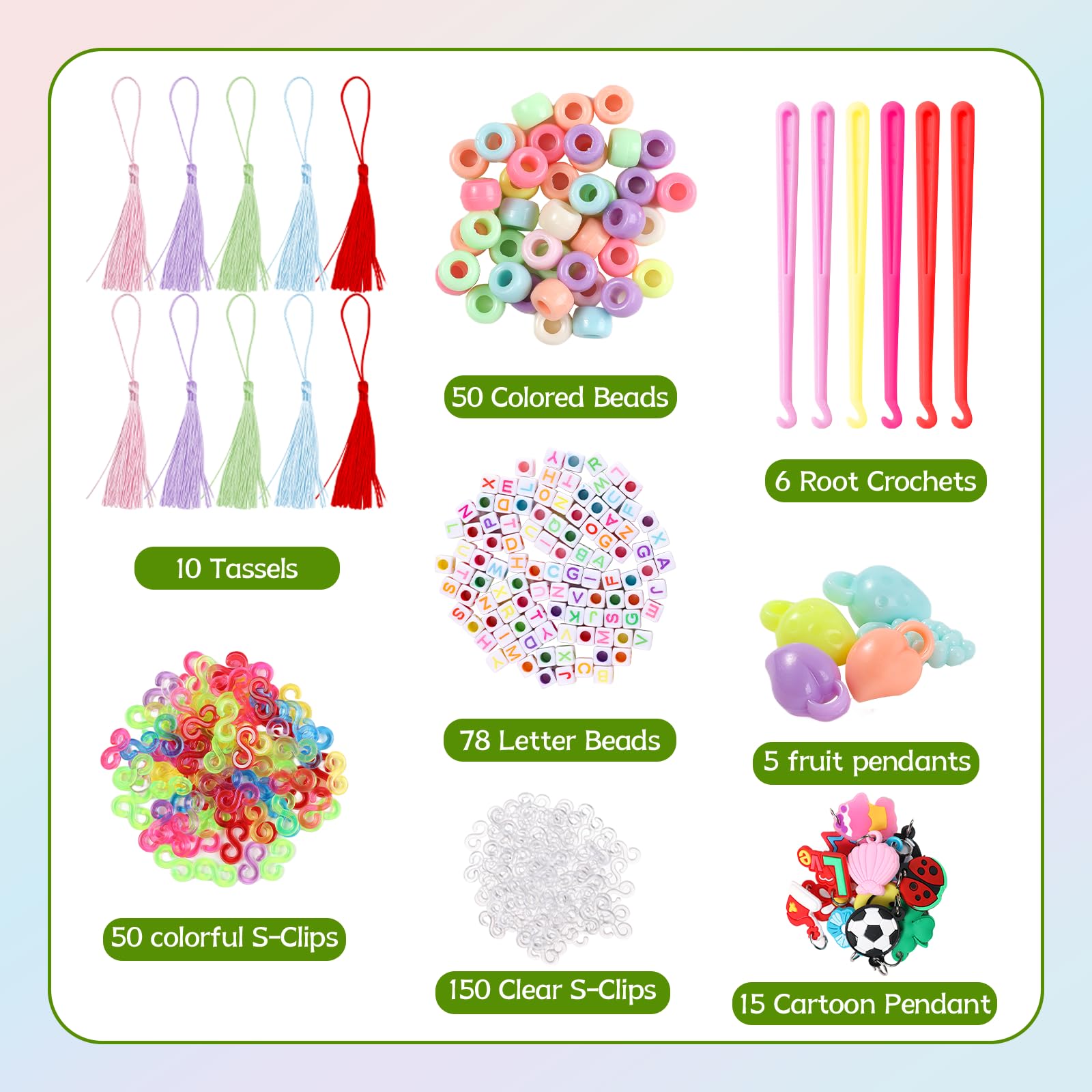 Amazon.com: XKDOUS 64 Colors Rubber Band Bracelet Kit, Bracelet