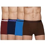 Amul Comfy Men’s Pure Cotton Mini Trunk | Soft, Breathable Fabric | Regular Fit | Assorted Colours (Colour May Vary)