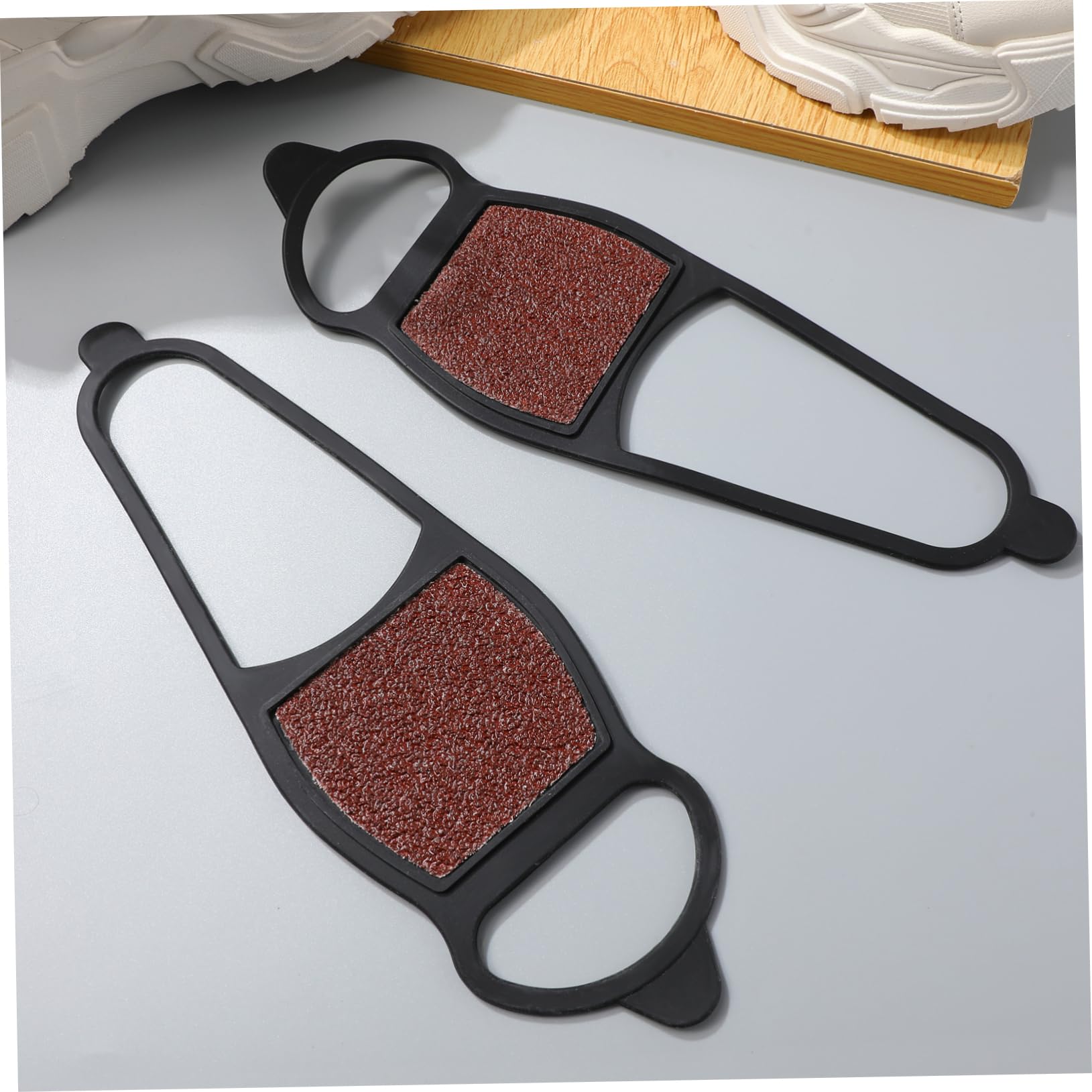 BESPORTBLE Crampons Antidérapants pour Chaussures Couvre Chaussures Épais pour Glace pour Randonnée Jogging Glace