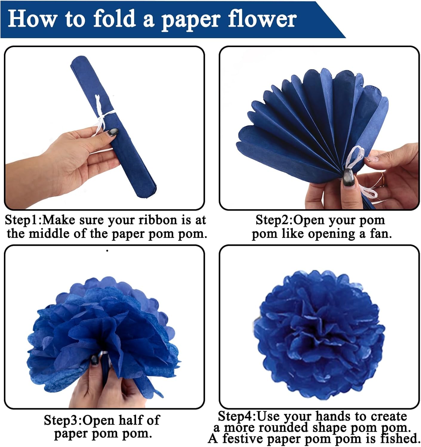 Crenics Blue 16th Birthday Decorations for Boys Girls - Back in 2010 Backdrop, Banner, Swirls, Centerpieces, Sash, Paper Pom Poms, Cake Topper and Balloons for 16 Birthday Party Supplies - Image 3