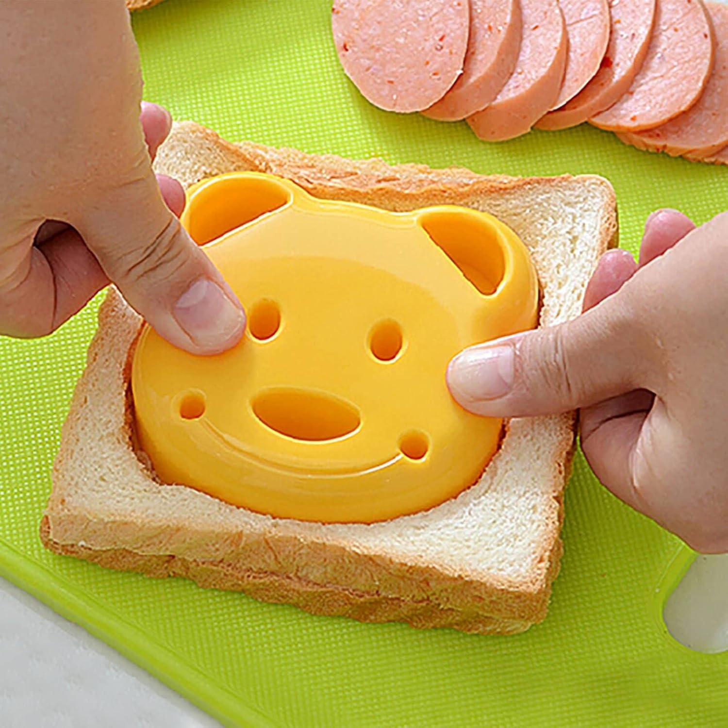 クマ 食パン抜き型 サンドイッチ型 ライス型 くま型 食事を楽しくする 可愛い 子供