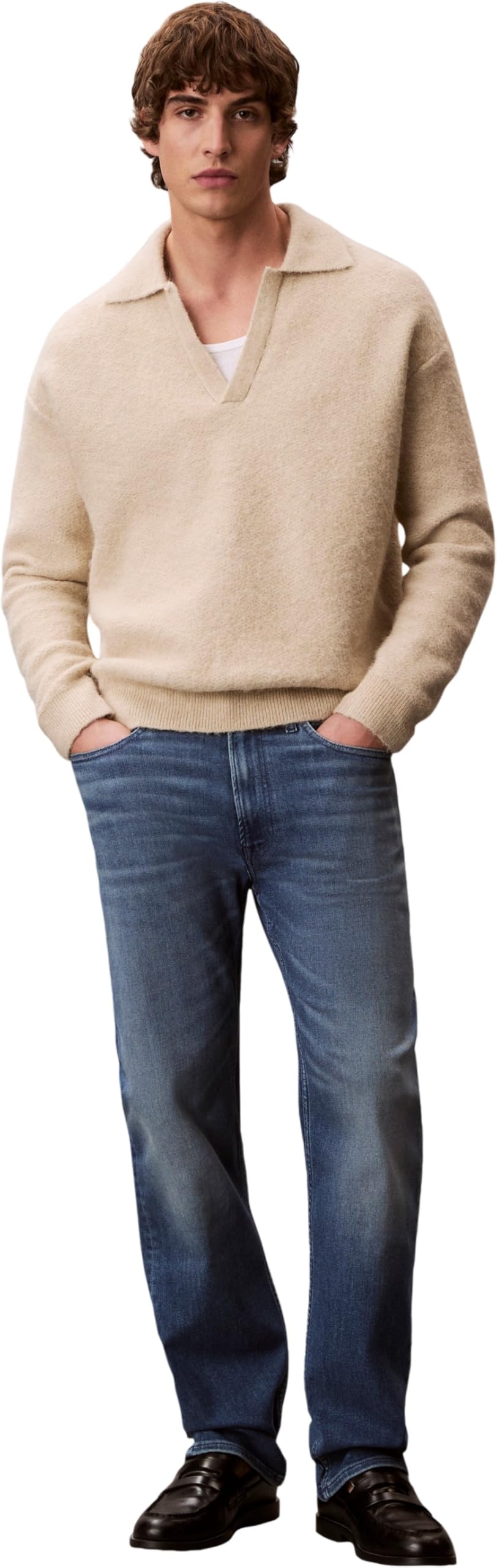 Calvin Klein Standard Straight Embers Jean Lv04re782g - Dżins Mężczyźni