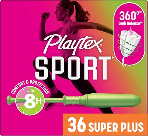 Playtex Sport Tampons Super Plus Absorbency, Fragrance-Free - 36ct |