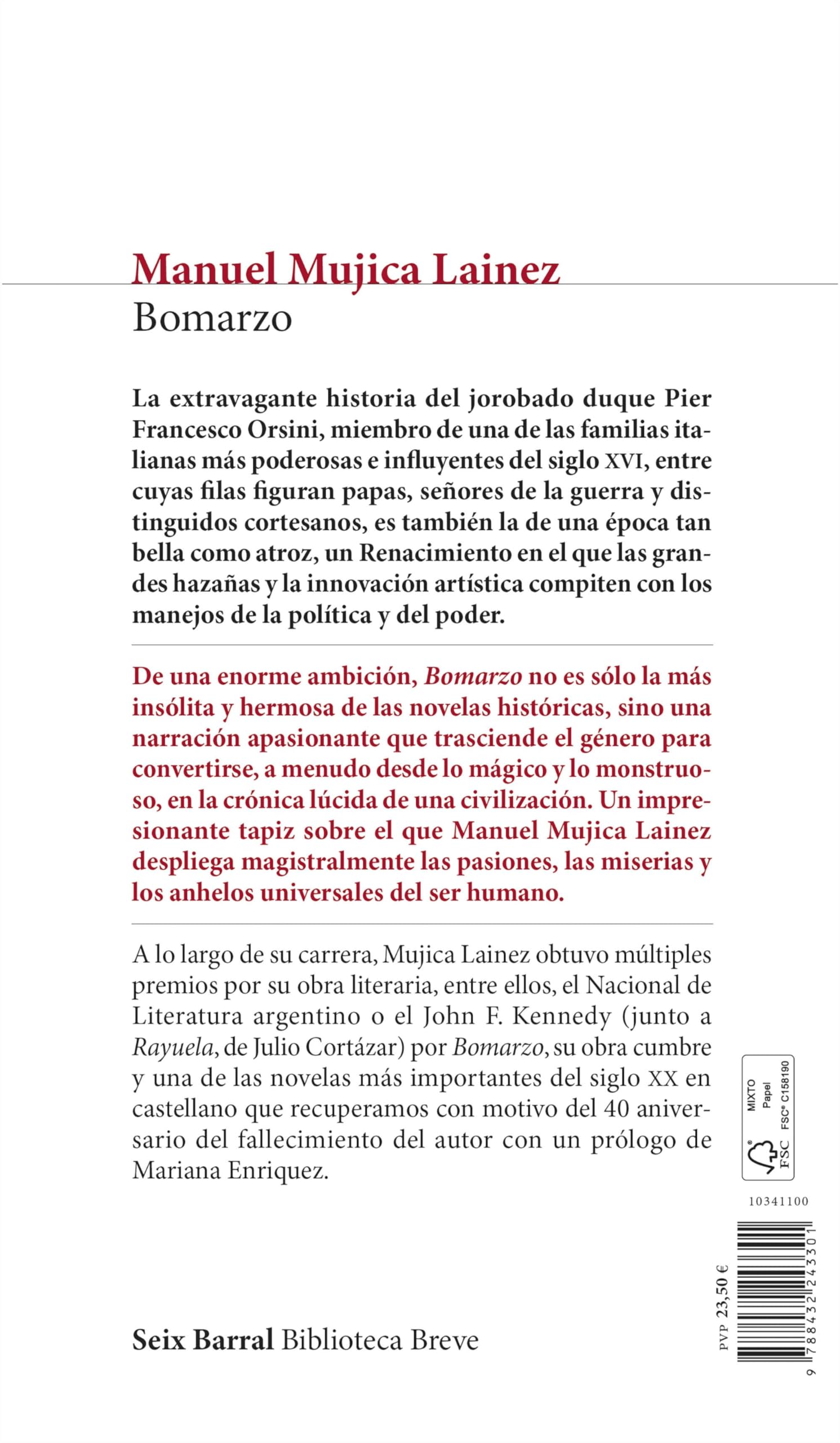 Bomarzo: Prólogo de Mariana Enriquez (Biblioteca Breve)