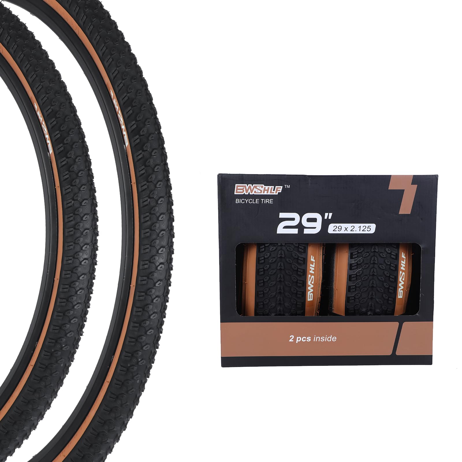 BWSHLF 29 x 2.125 Mountain Bike Tires Pair