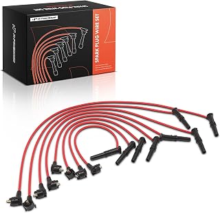 A-Premium 8MM Spark Plug Wires Set of 8, 4.8L V8 Compatible with Ford Chevy
