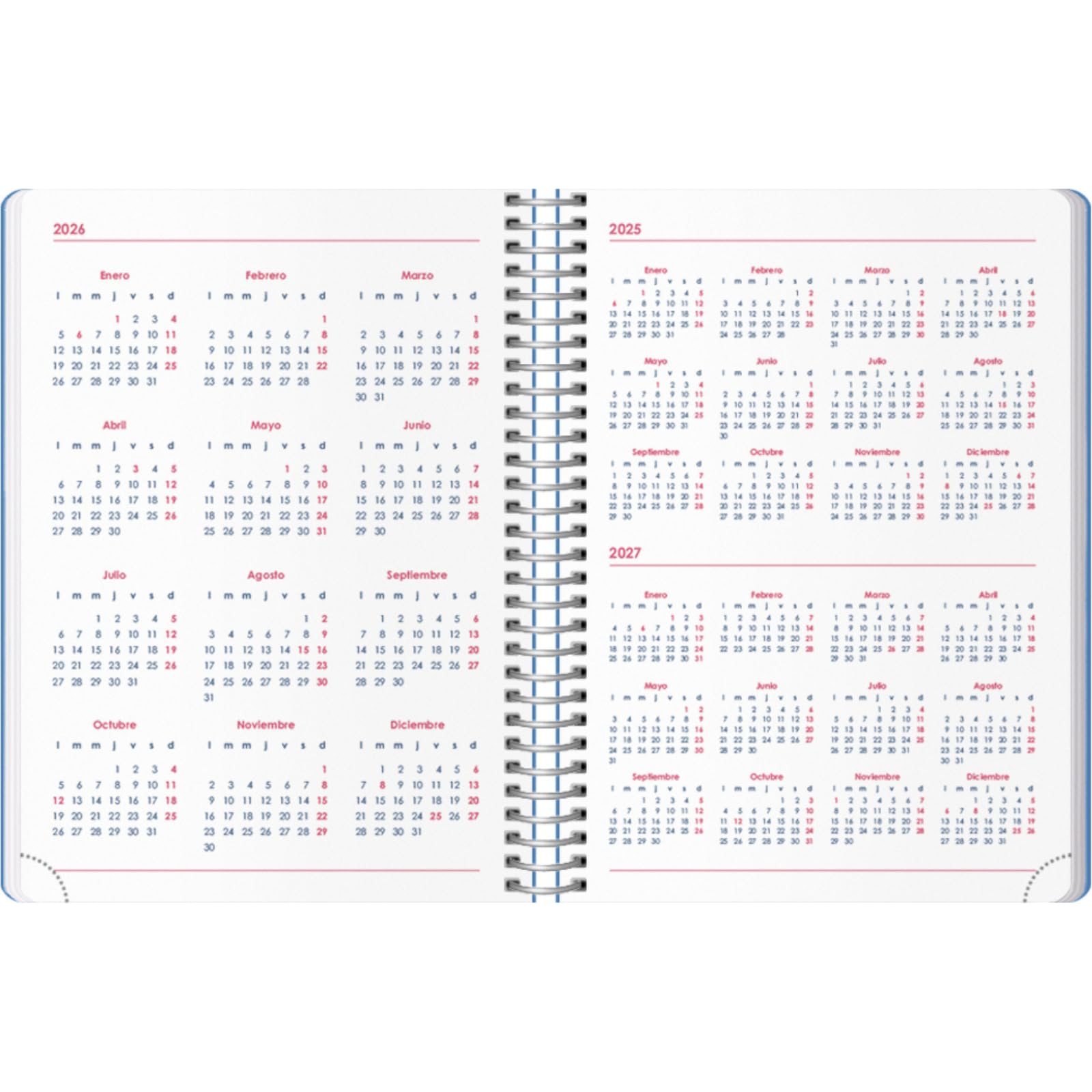 Midori Kalender 2026 Ring Dogs Medium