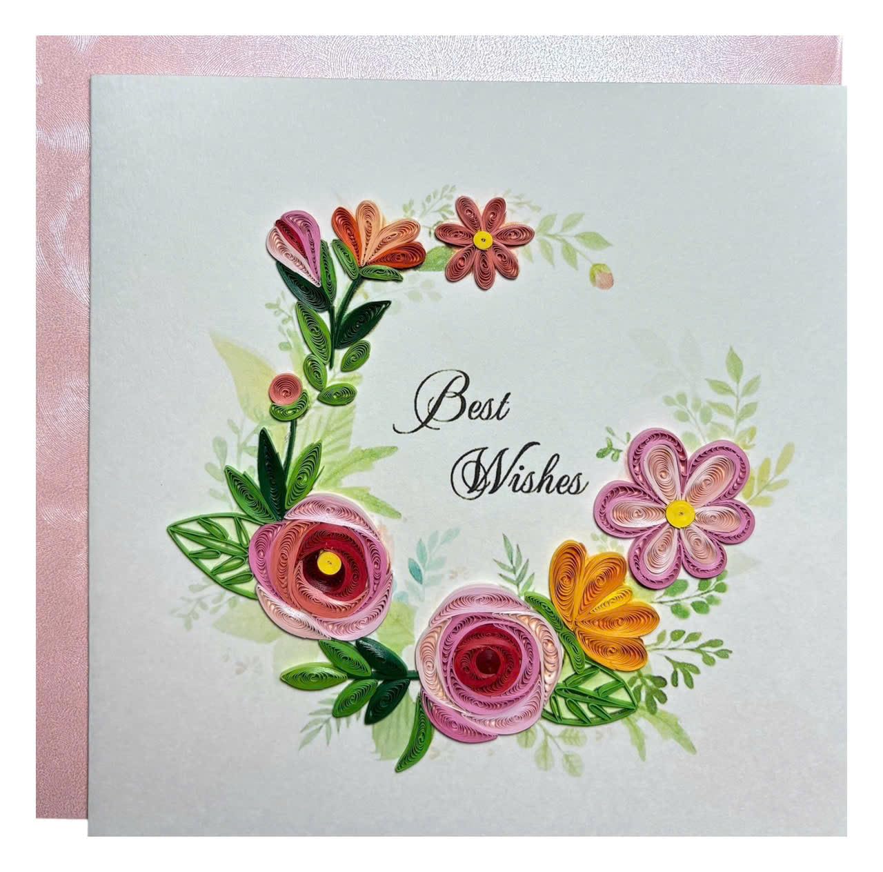 Handcraft - Tarjeta de felicitación de cumpleaños 3D para él, ella, amiga, mamá, hija, hermana, interior en blanco, incluye sobre, listo para regalar, papel de alta calidad