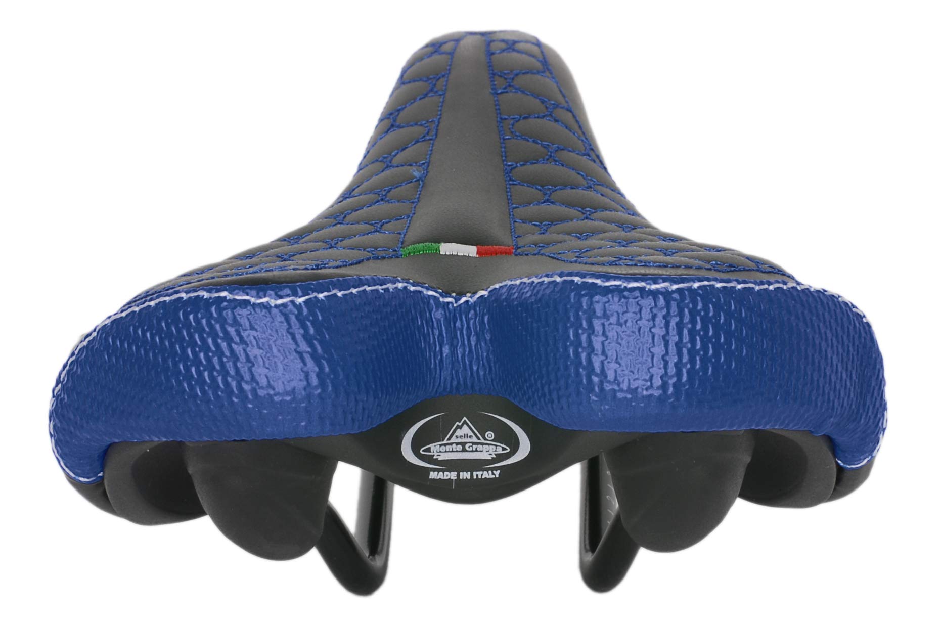 Selle Monte Grappa Dubbele Onda Zwart-Bruin | Retro - View #3