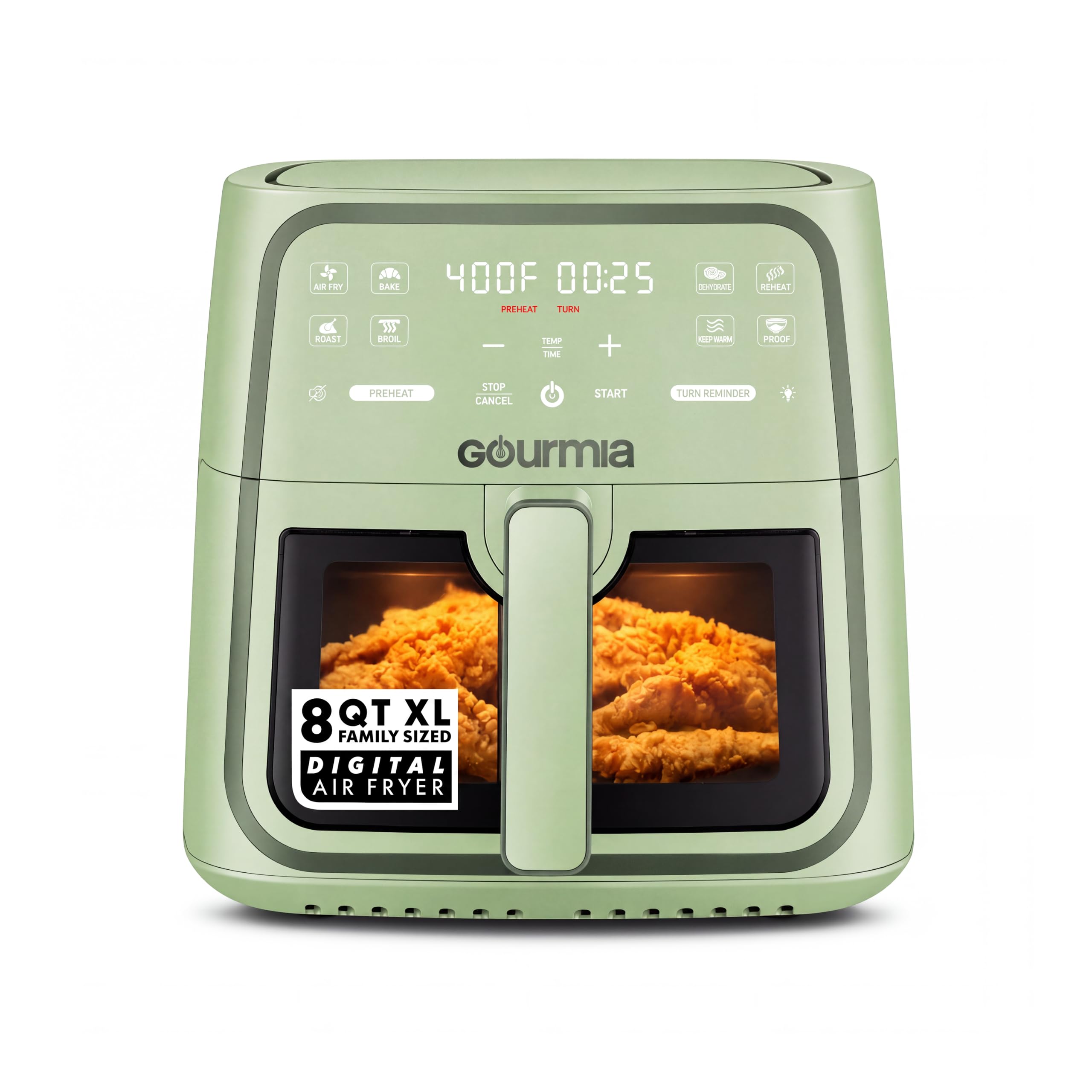 Amazon.co.jp: Gourmia 8クォートエアフライヤー、デジタル