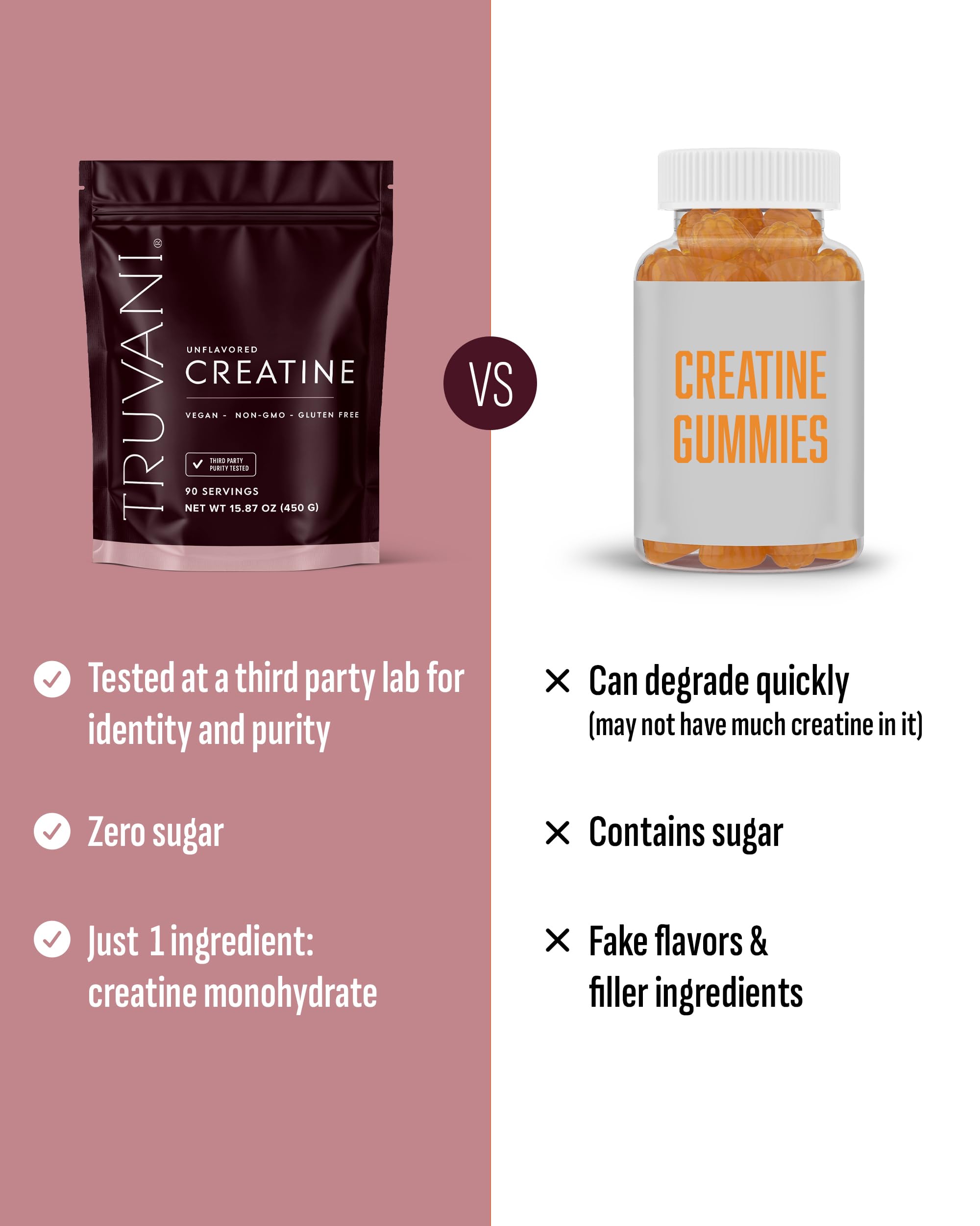 Truvani Creatine Monohydrate Powder | 5g Pure Creatine Per Serving | Third Party Tested | 90 Servings | Supports Strength and Cellular Energy | No Fillers | Women and Men - 5