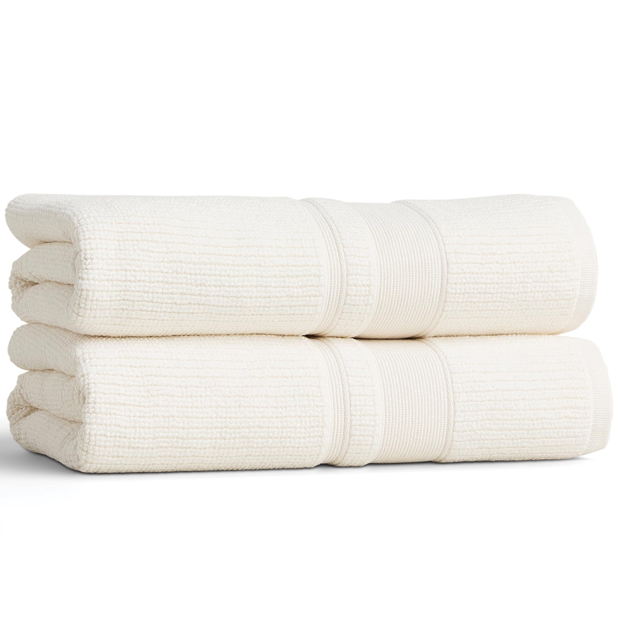 Preston Lane Douro Bath Towel Set 2 Pack Luxury Cotton Towels Ultra Soft Absorbent Quick-Dry Spa-Quality Bathroom Towels
