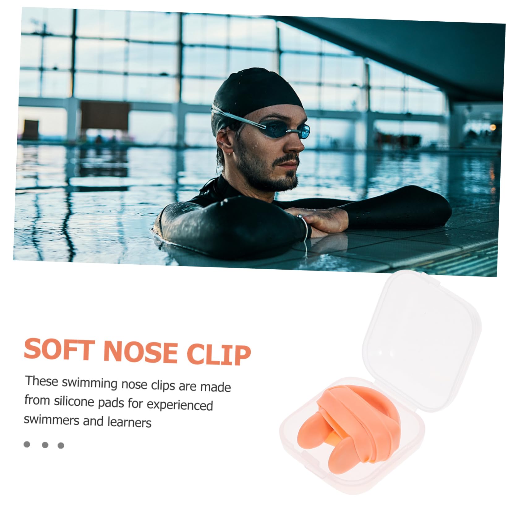 VANZACK 36piezas Clip Nasal De Silicona para Protección Nasal Al Nadar Accesorio De Natación para Niño Niña y Adultos
