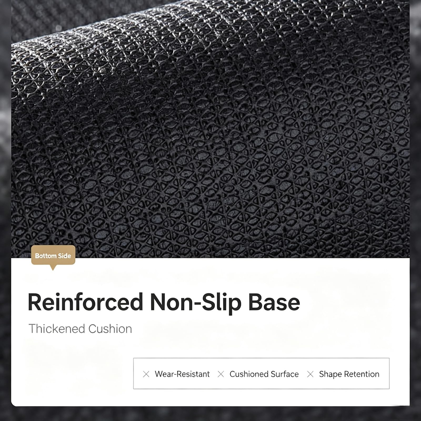 Genérico Felpudo de Puerta Rayas Negras y Blancas PVC, Impermeable para la Entrada,A,60x90cm(24x35inch) | Resistente a las manchas, resistente a la suciedad y fácil de limpiar